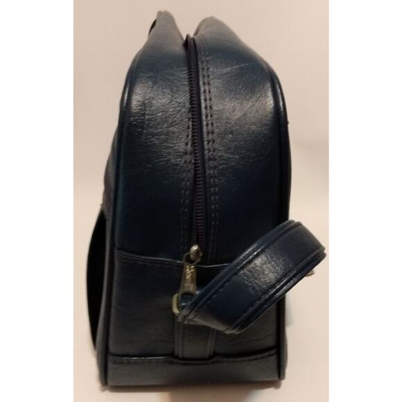 VTG SAMSONITE TRAVEL MASTER TOTE BAG Carry On Luggage Overnight Blue - Picture 3 of 16